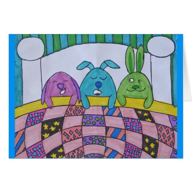 Är du som sovar hälsningskort (Framsidan Horizontal)