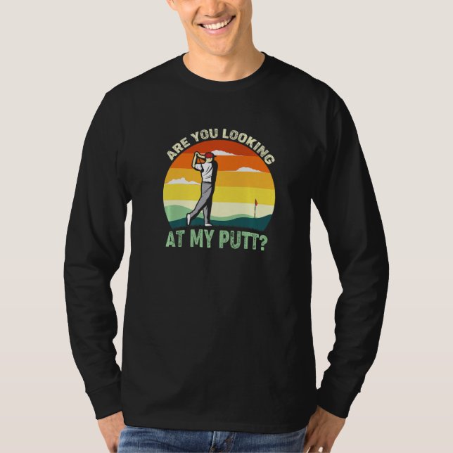 Är du Tittar på min tutt Golf 1 T Shirt (Framsida)