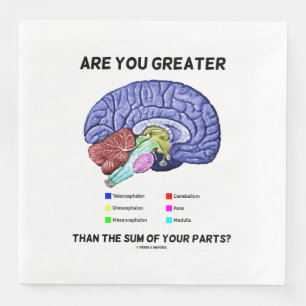 Är du Underbarare än summan av dina delar? Brain Pappersservett