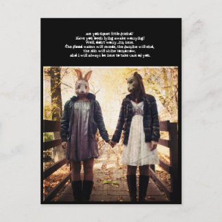 Är du upprörd, lilla vän? vykort