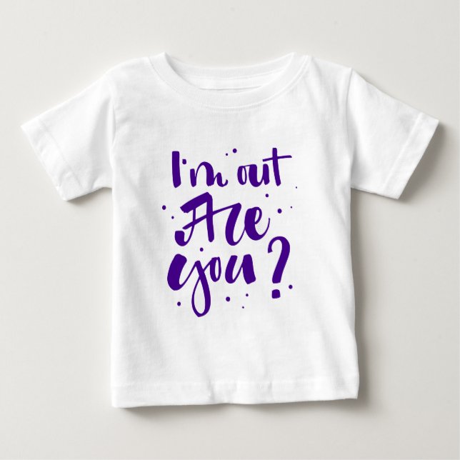 Är du ute? t shirt (Framsida)