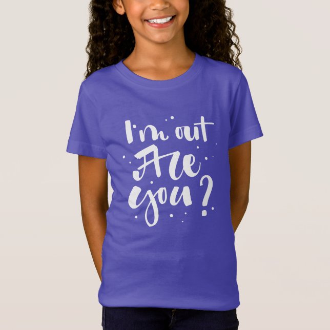 Är du ute? t shirt (Framsida)