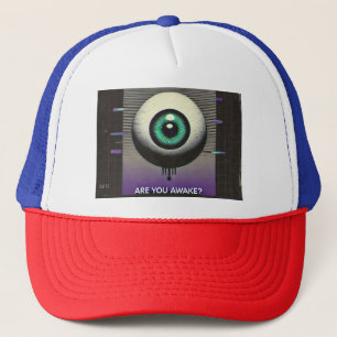 🧢 "Är du vaken?"  för Weirdcore-Truckerkeps Keps