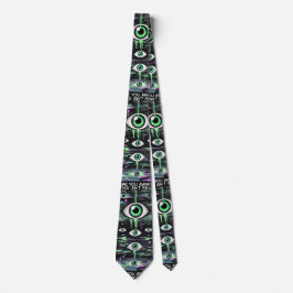 👔 "Är du vaken?" Weirdcore Tie 👔 Slips