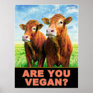 ÄR DU VEGANEN? POSTER