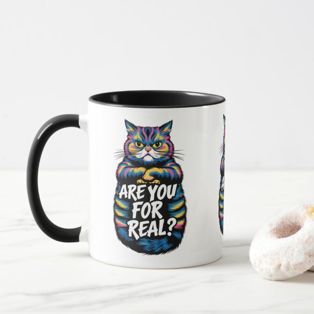 Är du verkligen rolig Grumpy Cat  Mugg (Med munk)