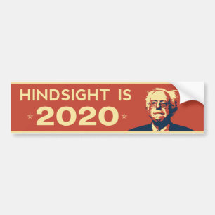 "ÄR EFTERKLOKHET 2020" Bernie Bildekal