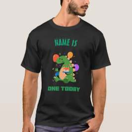 "Är en i dag", den berömda Dino-temat på födelseda T Shirt