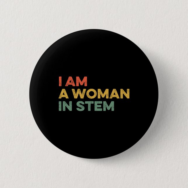 Är en kvinna i Stem Steminist Science Feminist Mat Knapp (Framsida)