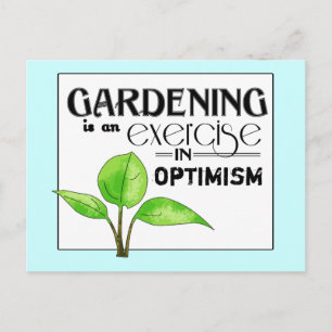 är en övning i Optimism Vykort