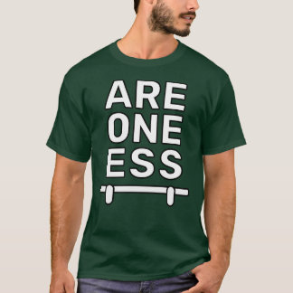 ÄR ETT ESS (vit/svart) T Shirt