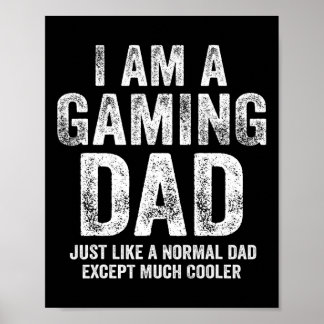 Är ett spel-Pappa-videospel? Pappa ger videospel Poster
