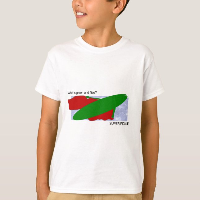 Är flyger vad grönt och? Toppen knipa! Tröja (Framsida)