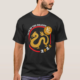 År för 2024 års kinesiska Zodiac Lunar New Y T Shirt