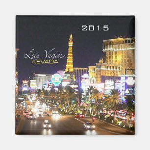 År för ändring för Las Vegas Nevada nattmagnet Magnet