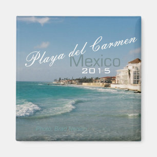 År för ändring för Playa del Carmen Mexico Magnet