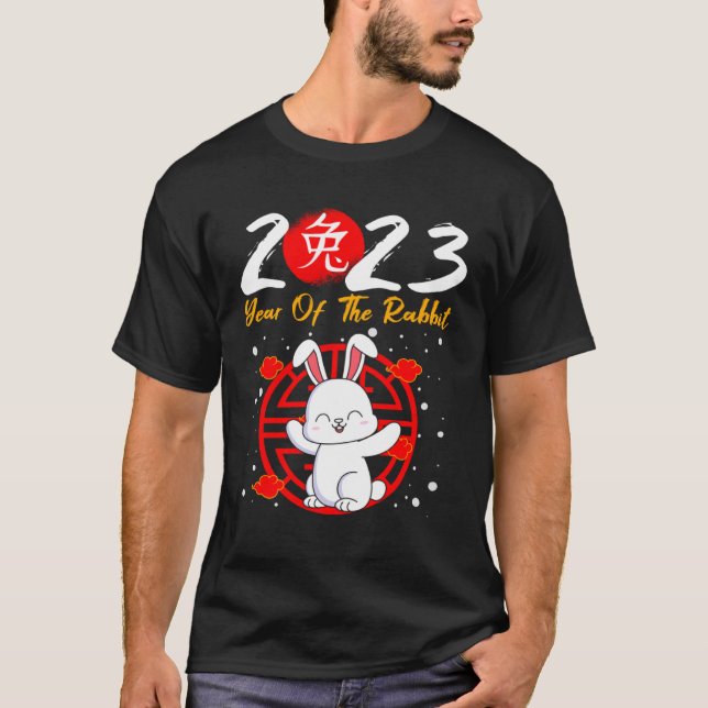 År för den kinesiska kalendern för habbit Zodiac 2 T Shirt (Framsida)