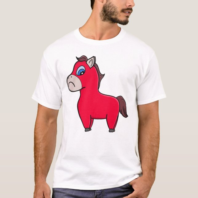 År för det sorgsna hästen t shirt (Framsida)