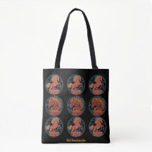 År för eld-häst-totebag