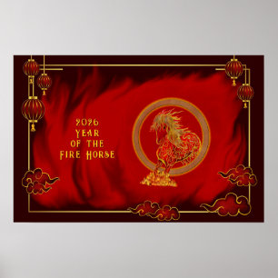 År för eldens häst , Gott nytt lunariskt nyår Poster