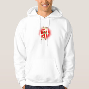 År för getsymbolen Guld Sweatshirt Med Luva
