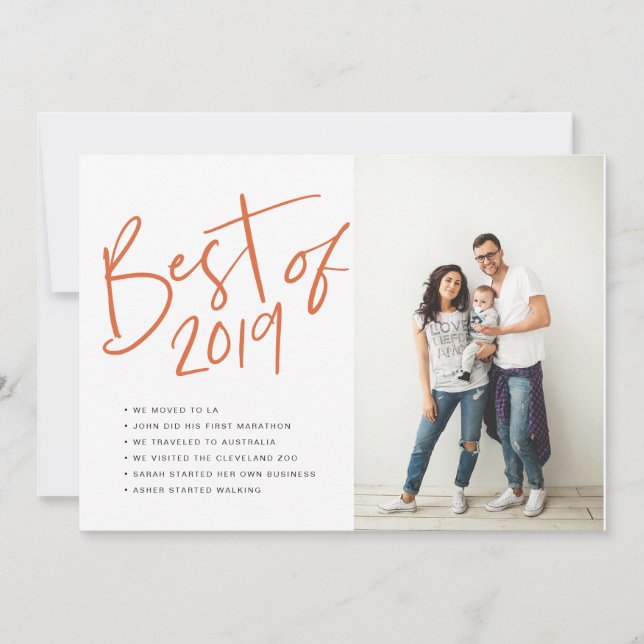 År för granskning av det bästa under året Rött Hel Inbjudningar (Framsida)