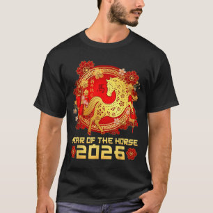 År för häst Glad kinesisk lunisolar nyår 202 T Shirt