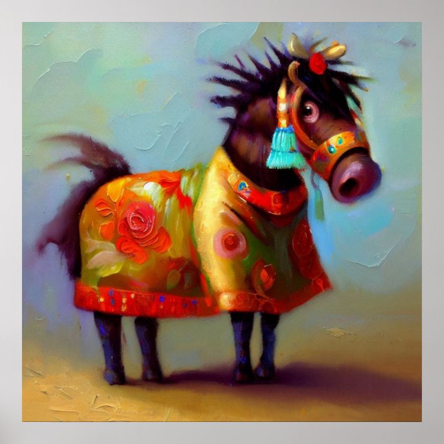 År för hästen 10 poster (Framsidan)