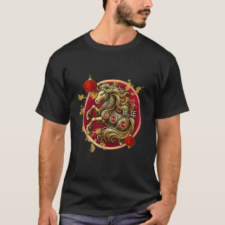 År för hästen 2026 Lunar New Year Kinesiskt nyår T Shirt
