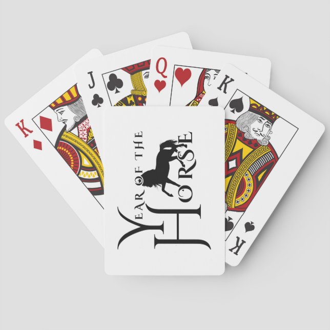År för hästen casinokort (Baksidan)