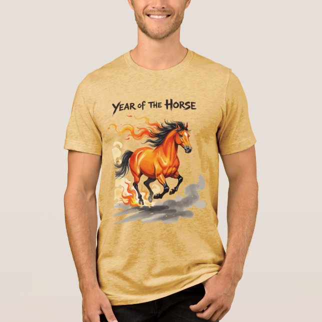 År för hästen t shirt (Framsida)