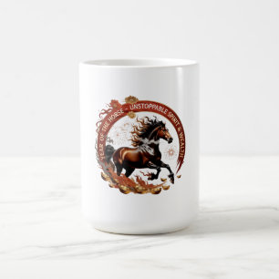 År för hästflamma, Lunar Zodiak present Kaffemugg