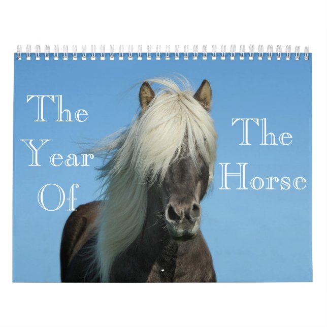 År för hästkalendern kalender (Omslag)
