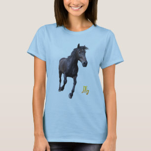 "År för Horse" Black Horse Tröja