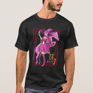 År för Horse China Zodiac Witch Halloween A T Shirt