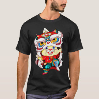 År för kanin 2023 Kinesisk nyårskostnad T Shirt