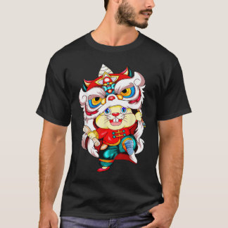 År för kanin 2023 Kinesisk nyårskostnad T Shirt