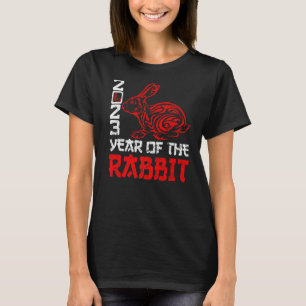 År för kanin 2023 Zodiac Horoscope Chinese T Shirt