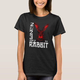 År för kinesiska kaninens zodiakhoroscope New Y T Shirt