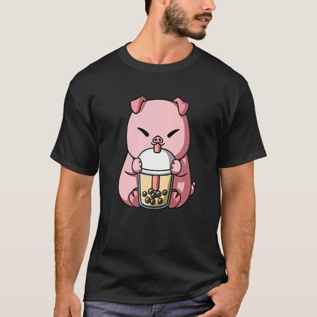 År för kinesiska nyåret Boba Tea Bubble T. från Gr T Shirt (Framsida)