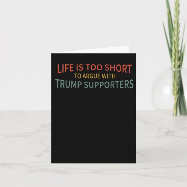 Är för Kort för att kunna hantera trumpsupportrar (Framsida)