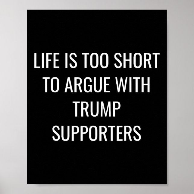 Är för Kort för att kunna hantera trumpsupportrar  Poster (Framsidan)