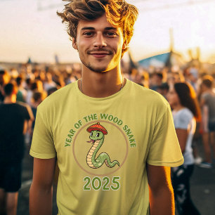 År för Orm 2025 Lunar Zodiak tecken T Shirt