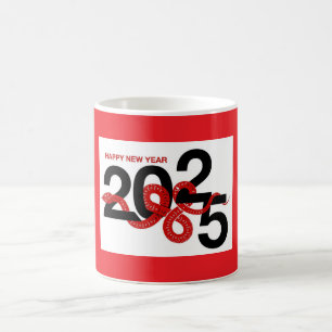 År för Orm 2025 Magisk Mugg