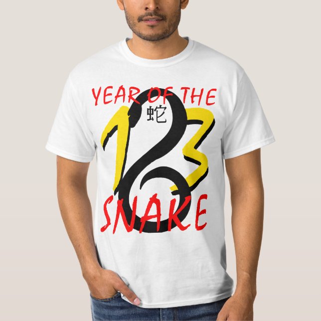 År för ormen 2013 T-Shirt (Framsida)