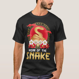 År för ormen 2025 | Kinesiska Zodiac 2025 T Shirt