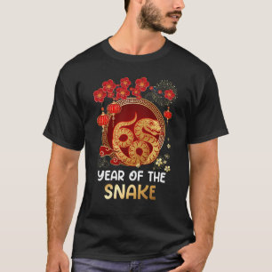 År för ormen 2025, nyår kinesiskt nyår t shirt