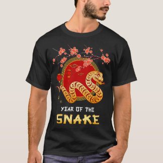 År för ormen 2025, nyår kinesiskt nyår t shirt