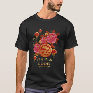 År för ormen 2025, nyår kinesiskt nyår t shirt