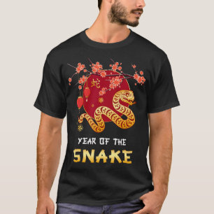 År för ormen 2025, nyår kinesiskt nyår t shirt